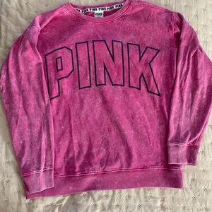 PINK Size M Y2K Pink Crewneck Sweatshirt💕